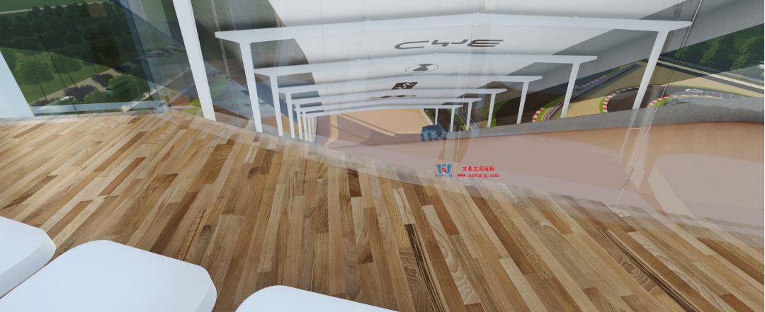 馭風逐沙，織就賽道美學——比亞迪紹興嵊州賽車場干拔沙坡觀景平臺鋼膜結構