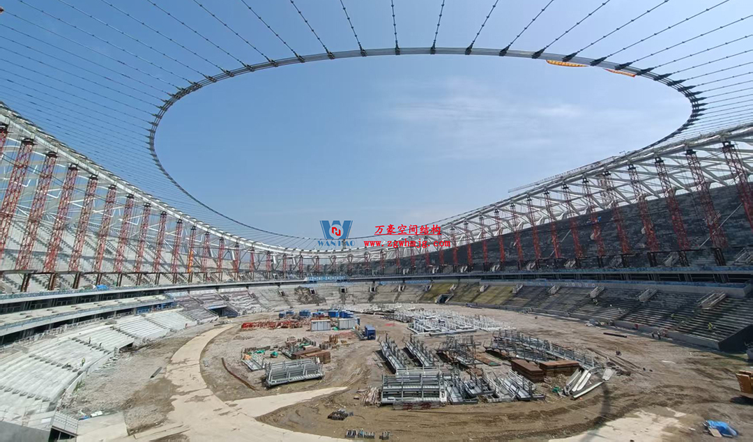 緊跟“蘇超熱浪”，火熱施工中，一只白鷺即將振翅高飛！