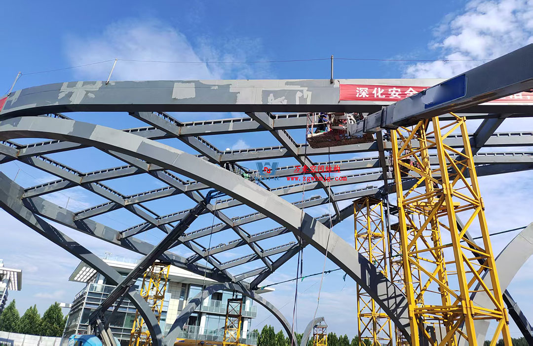 ETFE氣枕膜與雙曲面空間網(wǎng)殼結(jié)構(gòu)結(jié)合是什么樣？一起來一睹真容