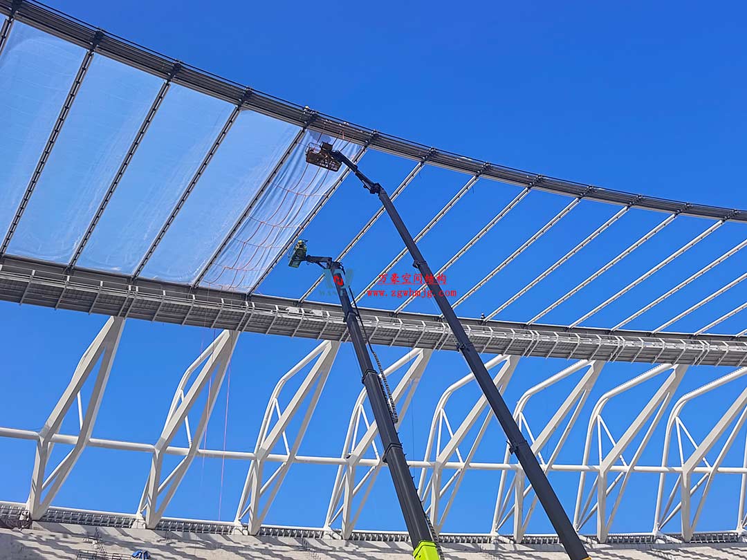 太湖之畔，華燈初上|無錫奧體中心施工加速