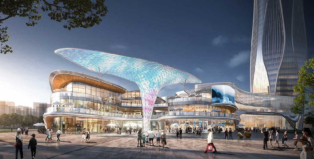 喜報！浙江萬豪集團成功中標桐鄉(xiāng)振石廣場商業(yè)天幕膜結(jié)構(gòu)項目