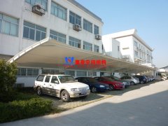 膜結構車棚膜材加工時需要注意什么？膜結構車棚篷布裁剪時要點分析