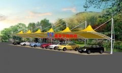 膜結(jié)構(gòu)車棚支撐柱原料該如何選擇，有哪些事項需要注意？